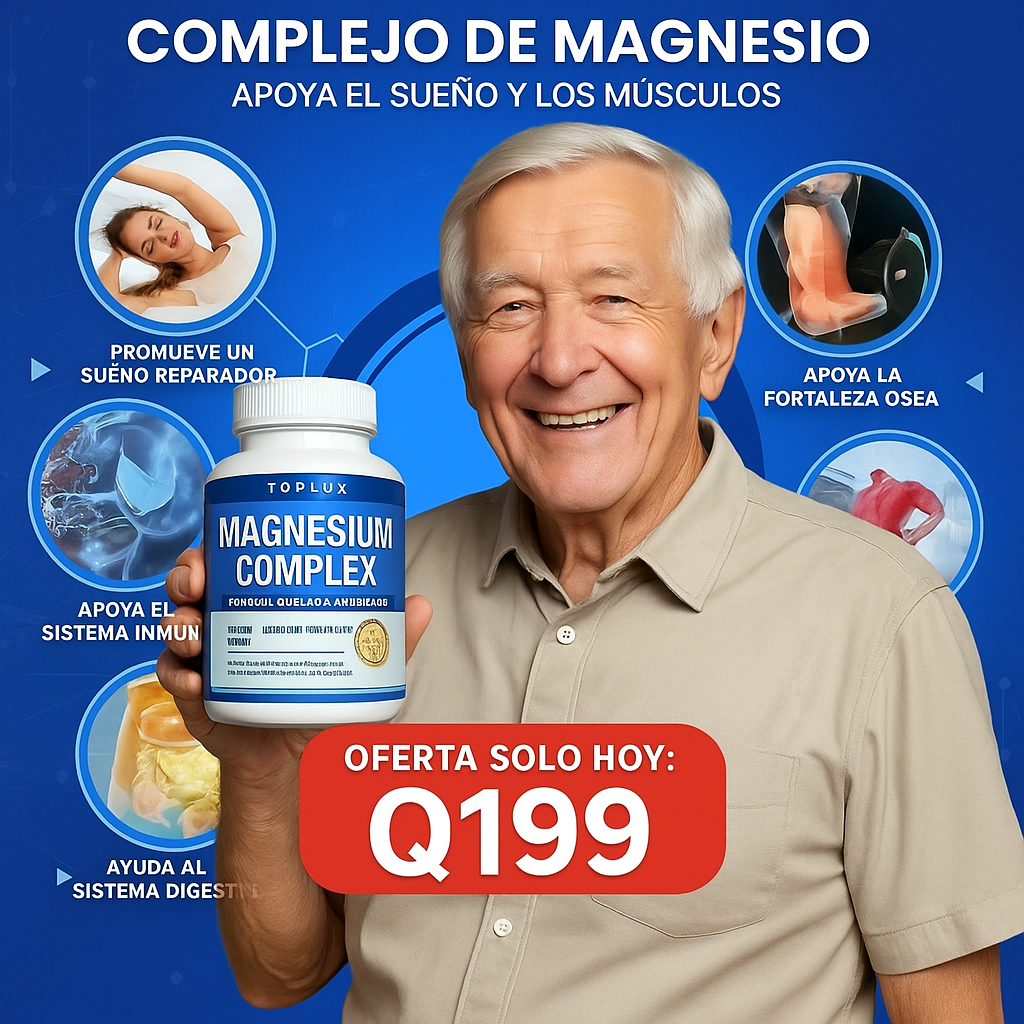 ✨Magnesium Complex - Descansa profundo y recupérate mejor sin tensión