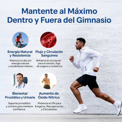 Selerb NAD+ para Hombre – Potencia y Rendimiento Masculino