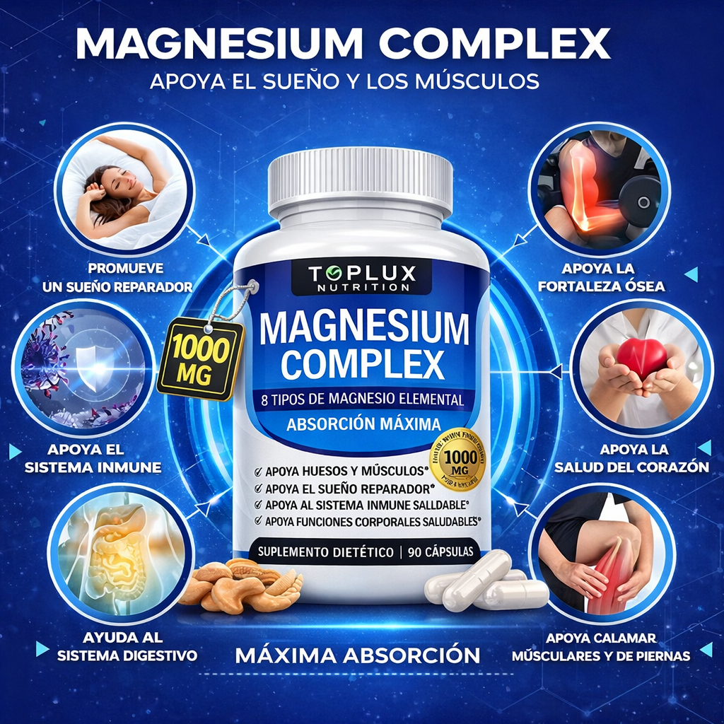 ✨Magnesium Complex - Descansa profundo y recupérate mejor sin tensión